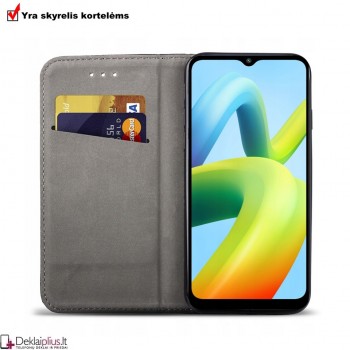 Telone atverčiamas dėklas - raudonas (Xiaomi Redmi A1/A2)